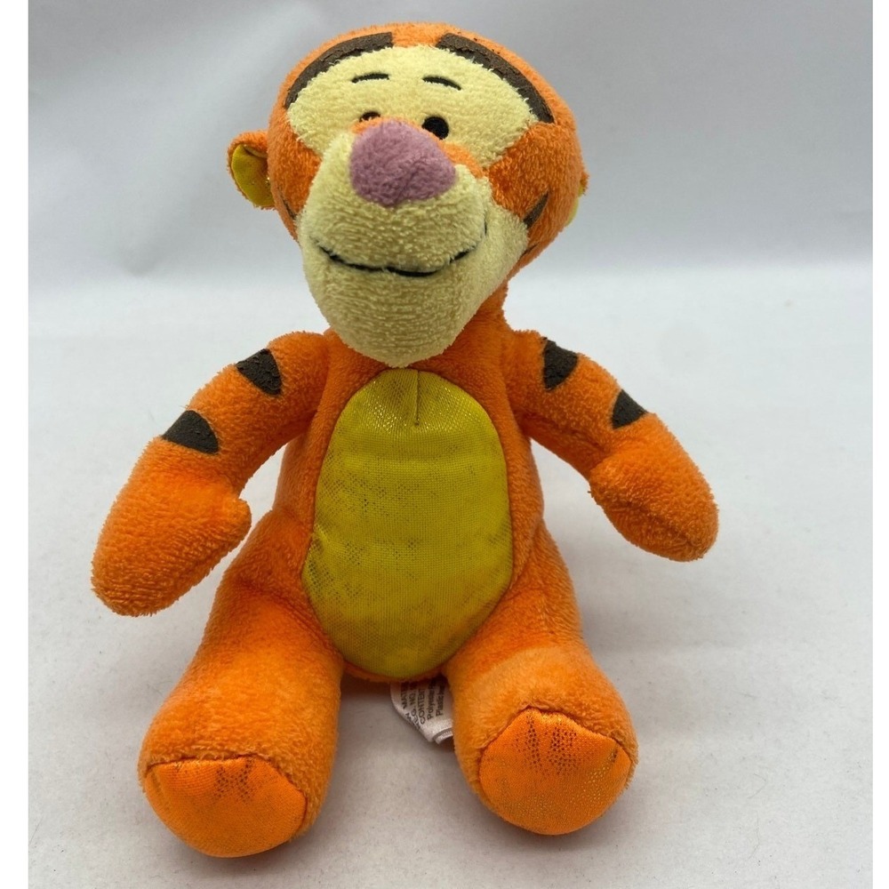 Disney Ty Sparkle Tigger Plush Winnie the Pooh Orange Stuffed Animal Toy